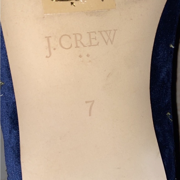 J. Crew Blue Velvet Loafers - Picture 4 of 6